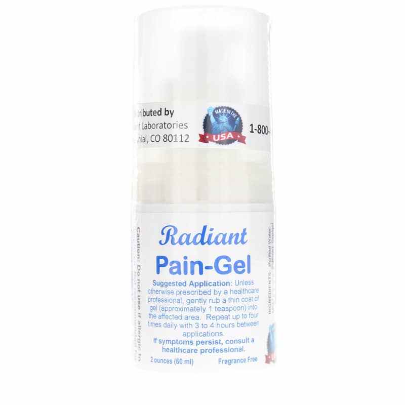 Radiant Pain-Gel, 2 Oz, by Natural Radiance