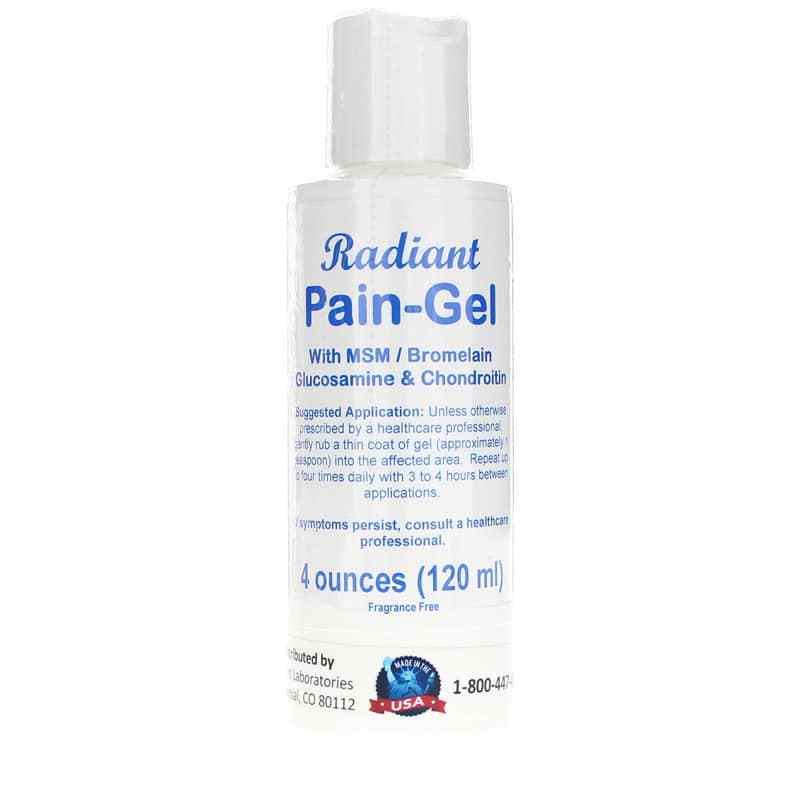 Radiant Pain-Gel, 4 Oz, by Natural Radiance
