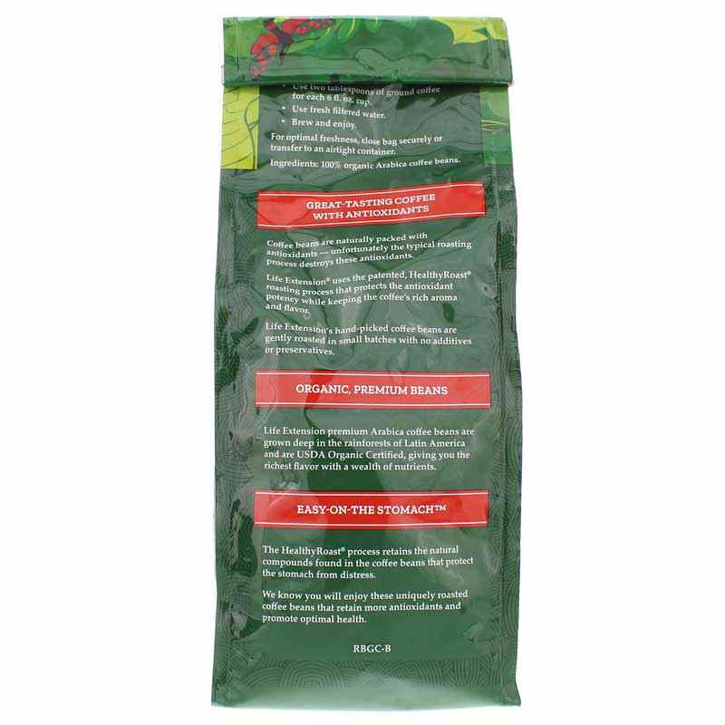 Rainforest Blend Organic Ground Coffee, by Life Extension, image #2