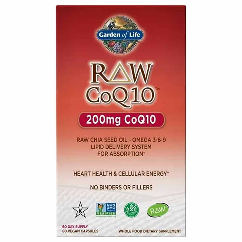 Raw CoQ10 200 Mg, by Garden of Life
