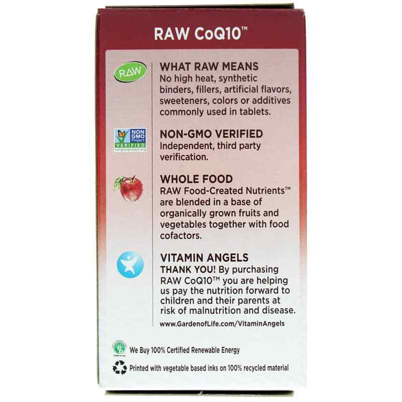 Raw CoQ10 200 Mg, by Garden of Life, image #3