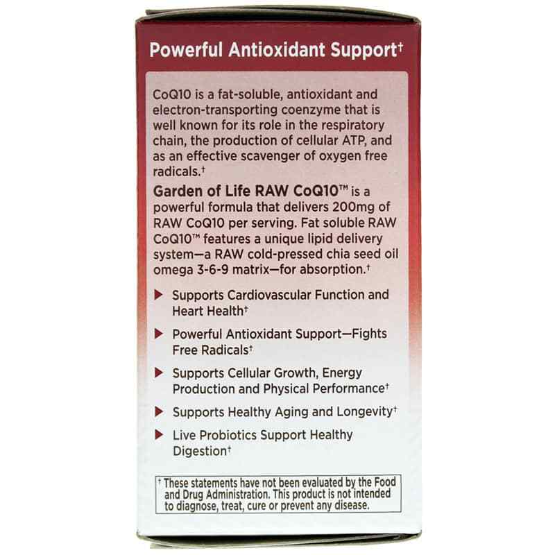 Raw CoQ10 200 Mg, by Garden of Life, image #4