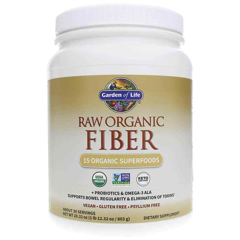 Raw Organic Fiber, 28.32 Oz, by Garden of Life