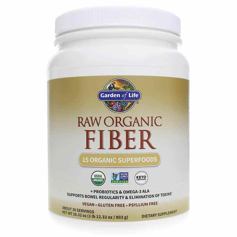Raw Organic Fiber, by Garden of Life