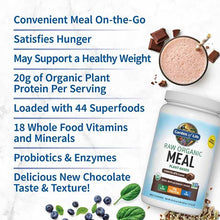 Raw Organic Meal Shake & Meal Replacement, Chocolate, 38.03 Oz, by Garden of Life, image #4