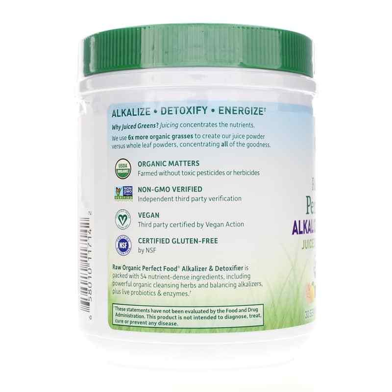 Raw Organic Perfect Food Alkalizer & Detoxifier Green Powder, by Garden of Life, image #3