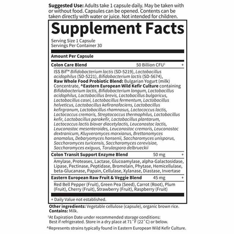 Raw Probiotics Colon Care, by Garden of Life, image #2