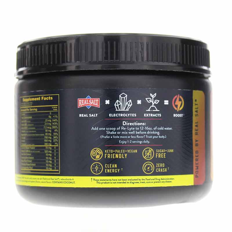 Re-Lyte Boost Energy Mix, Raspberry Mango, 45 Servings, by Redmond Life, image #3