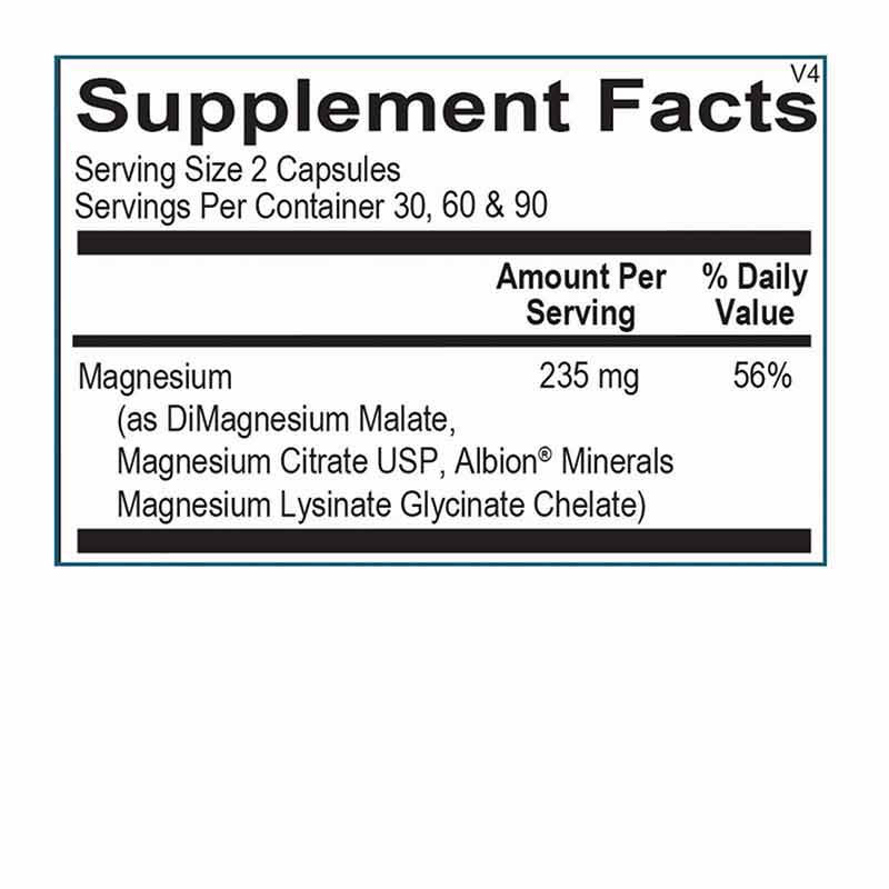 Reacted Magnesium, 180 Capsules, by Ortho Molecular, image #2