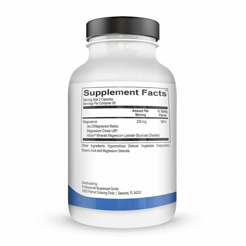 Reacted Magnesium, 120 Capsules, by Professional Supplement Center, image #2