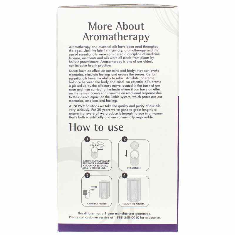 Real Bamboo Ultrasonic Oil Diffuser, by NOW Foods, image #4