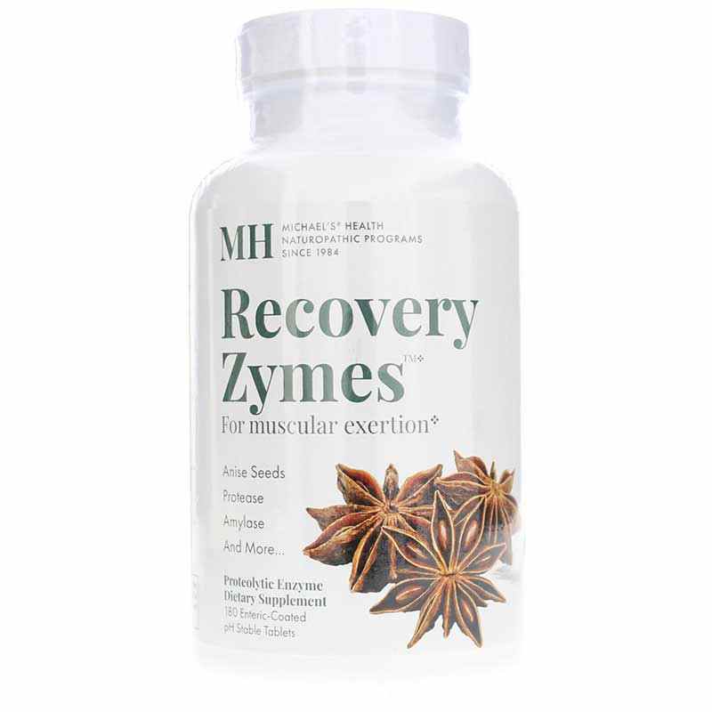 Recovery Zymes, 180 Enteric Coated Tablets, by Michael's Health