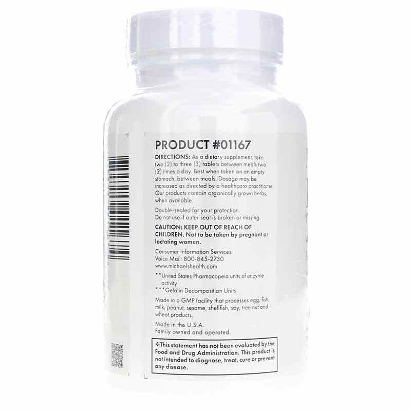 Recovery Zymes, 90 Enteric Coated Tablets, by Michael's Health, image #3