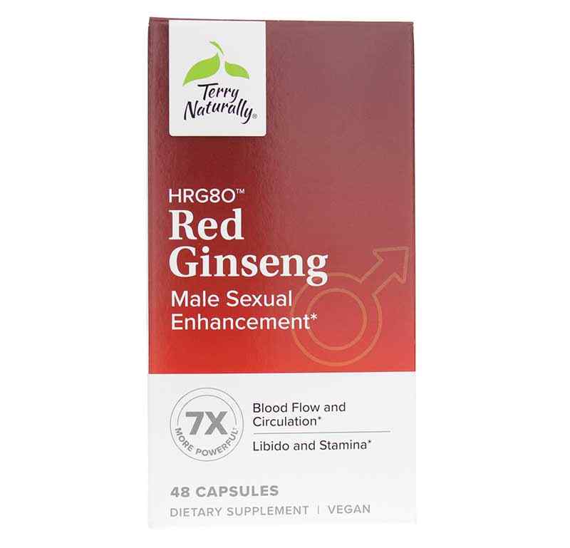 Red Ginseng HRG80 Male Sexual Enhancement, by Terry Naturally