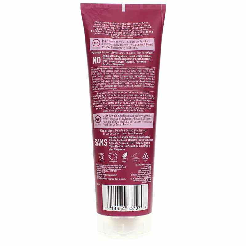 Red Raspberry Shampoo Shine Enhancing, by Desert Essence, image #2