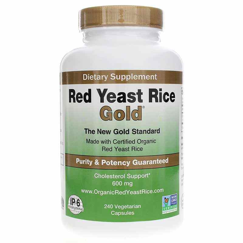 Red Yeast Rice Gold, 240 Veg Capsules, by IP-6