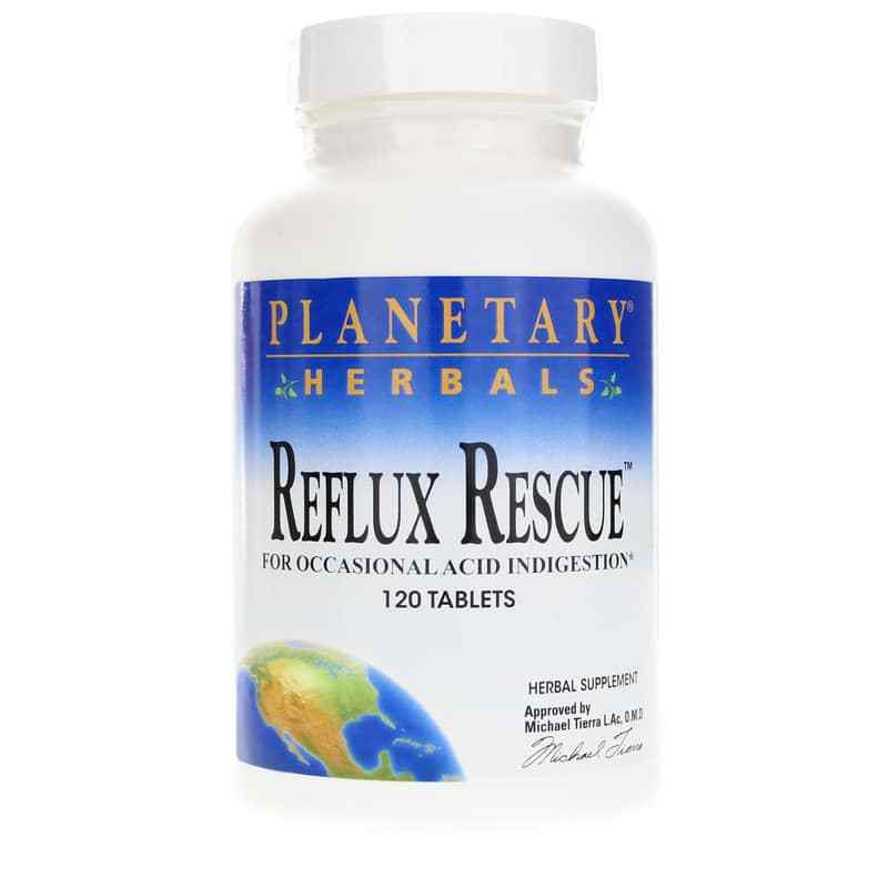 Reflux Rescue, 120 Tablets, by Planetary Herbals