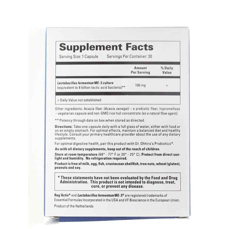 lactobacillus fermentum me-3 glutathione Regactiv Essential Me-3 Glutathione, 30 Capsules, by Essential Formulas lactobacillus fermentum me-3 glutathione Regactiv Essential Me-3 Glutathione, 30 Capsules, by Essential Formulas
