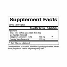 RegenerLife Resveratrol, 60 Vegetarian Capsules, by Natural Factors, image #2