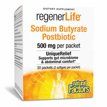 RegenerLife Sodium Butyrate Postbiotic, 30 Packets, by Natural Factors