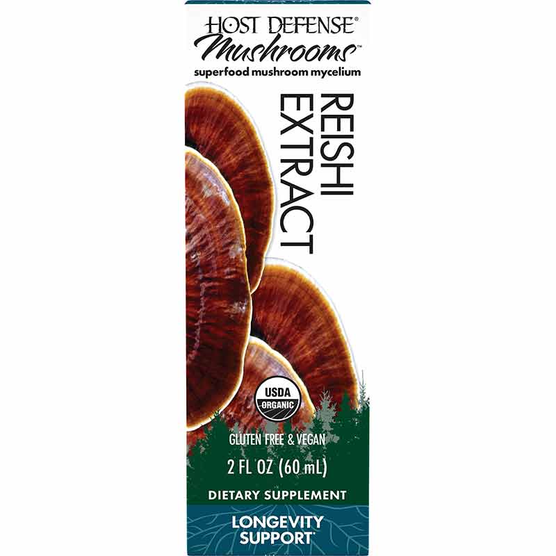 Reishi Extract Longevity Support, 2 Oz, by Host Defense