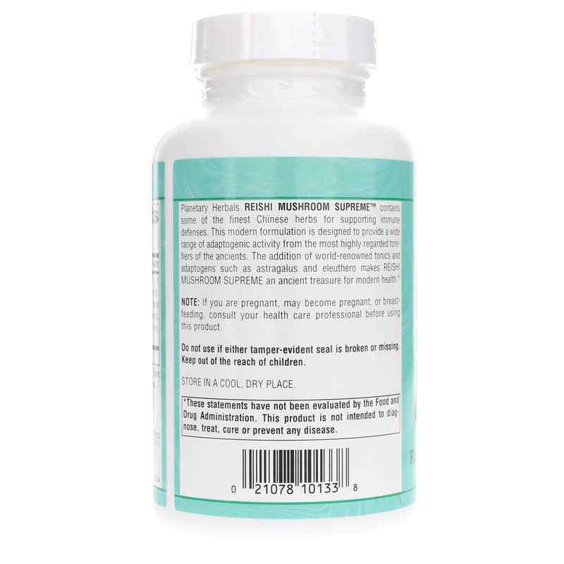 Reishi Mushroom Supreme, 200 Tablets, by Planetary Herbals, image #3