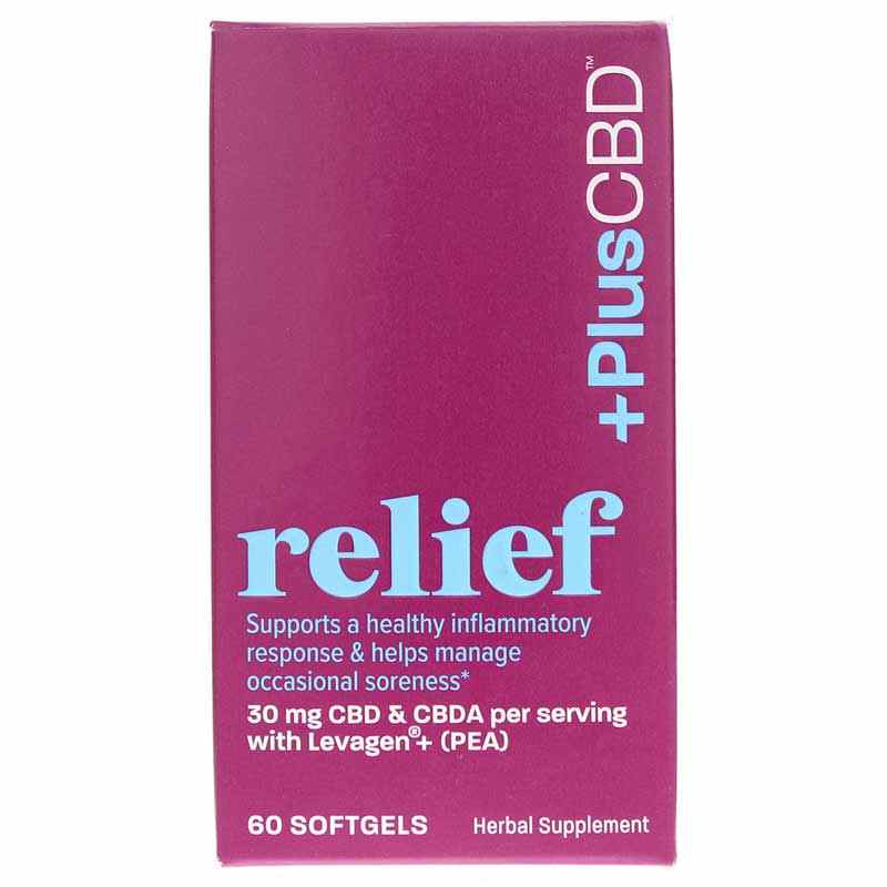 Relief CBD 30 Mg, by PlusCBD Oil