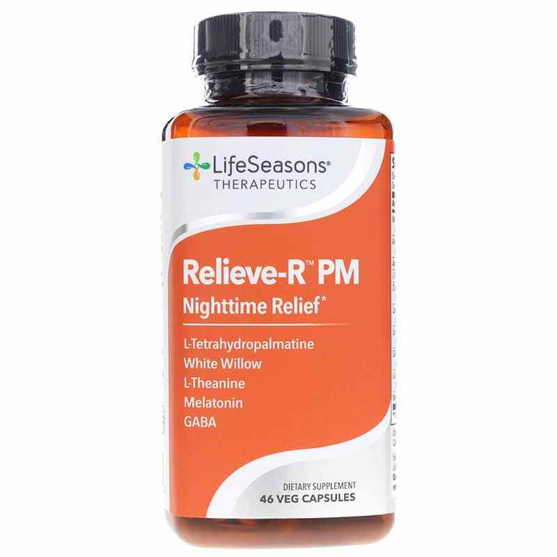 Relieve-R PM, 46 Veg Capsules, by LifeSeasons