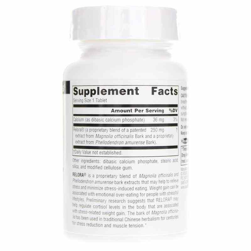 Relora 250 Mg, 90 Tablets, by Source Naturals, image #2