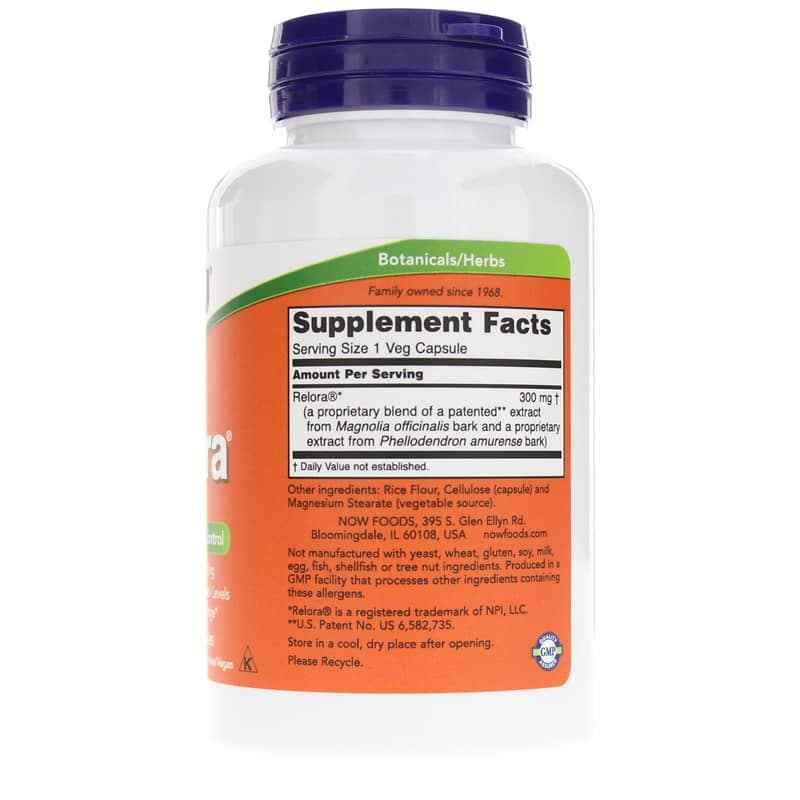 Relora 300 Mg, 120 Veg Capsules, by NOW Foods, image #2