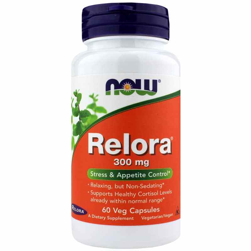 Relora 300 Mg, 60 Veg Capsules, by NOW Foods