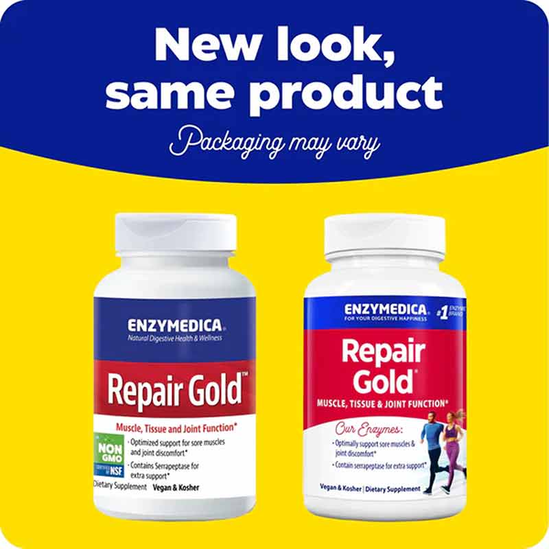 Repair Gold, 60 Capsules, by Enzymedica, image #9