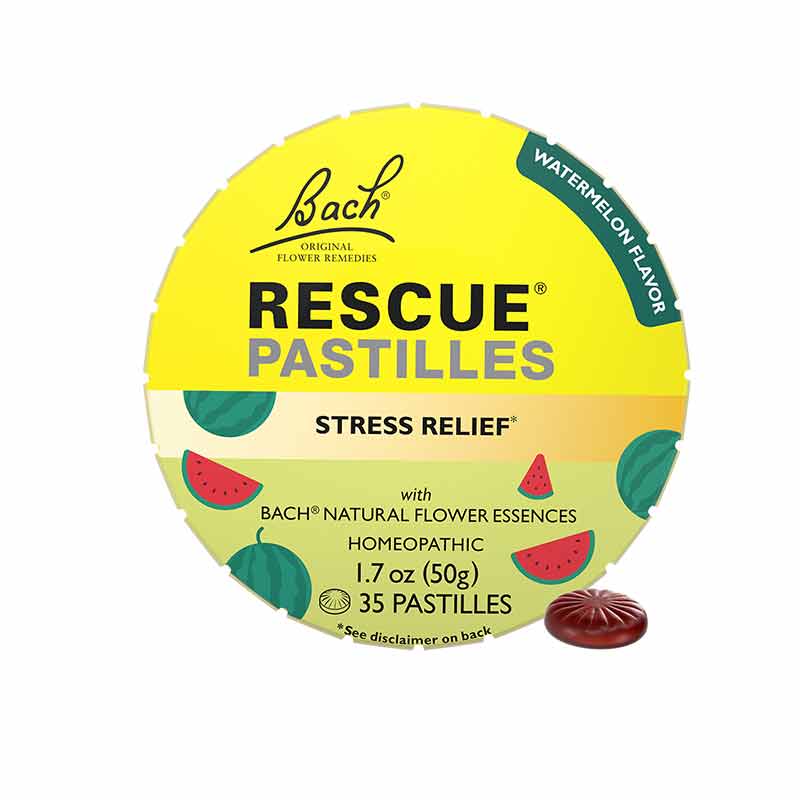 Rescue Pastilles, Watermelon, 50 Grams, by Bach Flower Remedies