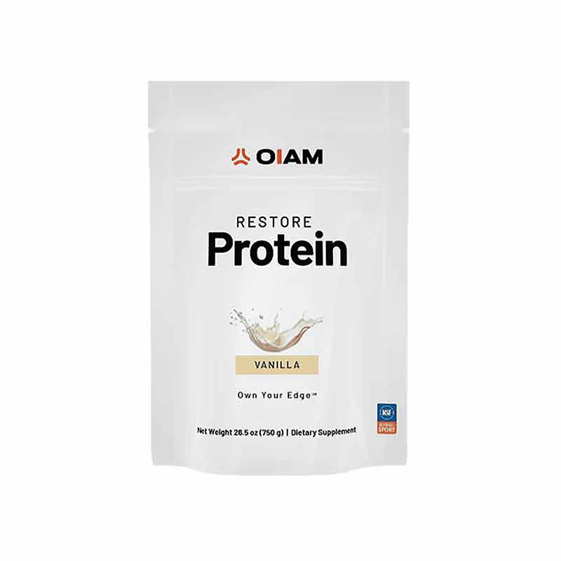 Restore - Whey Protein, Vanilla, 26.5 Oz, by OIAM Performance