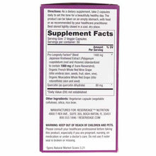 Resveratrol 1,000 Mg, 60 Veg Capsules, by Reserveage Nutrition, image #2