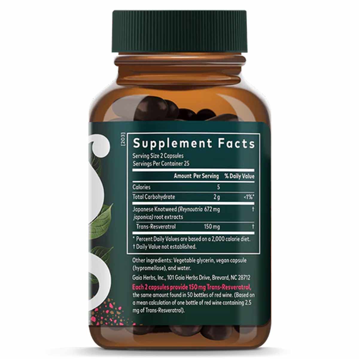 Resveratrol, by Gaia Herbs