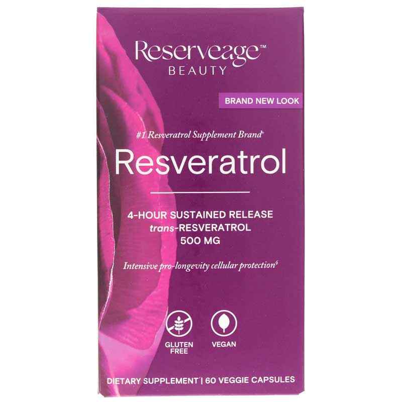 Resveratrol 500 Mg, by Reserveage Nutrition