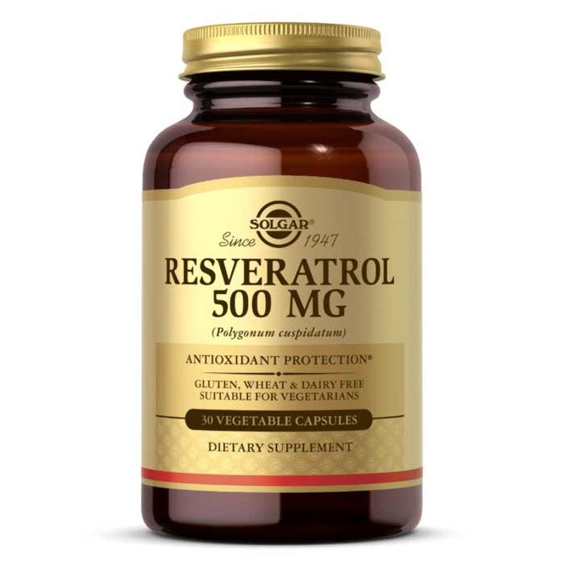Resveratrol 500 Mg, by Solgar