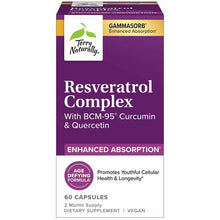 Resveratrol Complex with BCM-95 Curcumin & Quercetin, by Terry Naturally