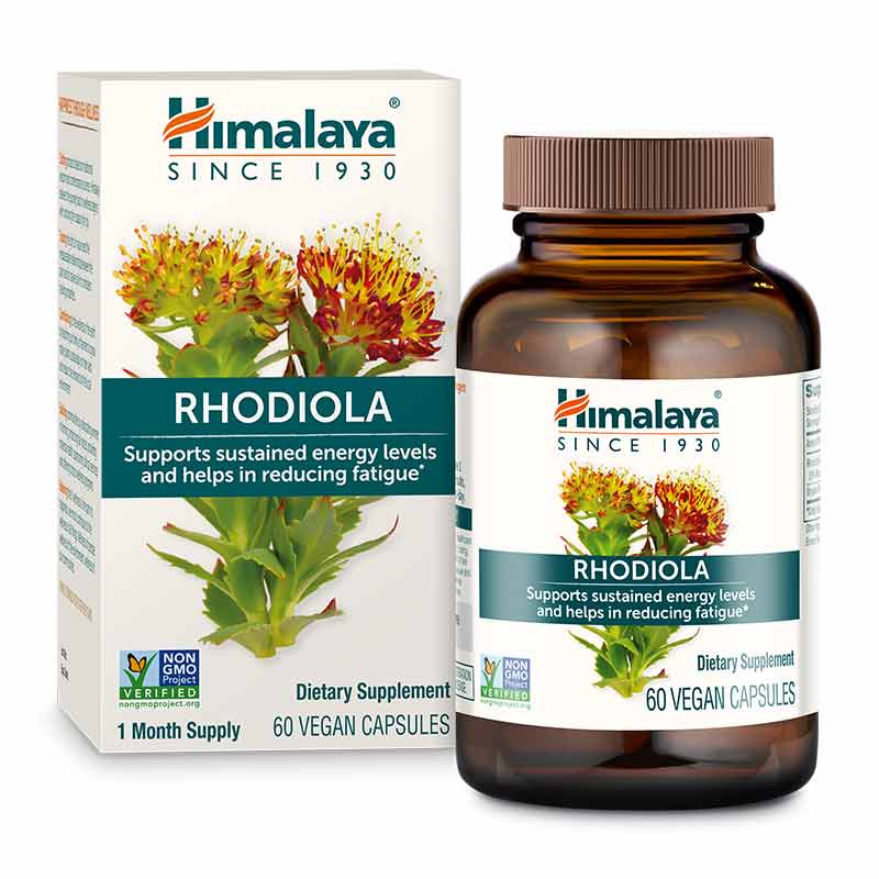 Rhodiola, 60 Vegan Capsules, by Himalaya, image #2