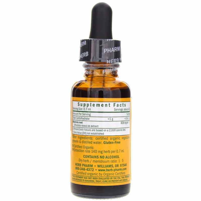 Rhodiola Extract Alcohol Free, 1 Oz, by Herb Pharm, image #2