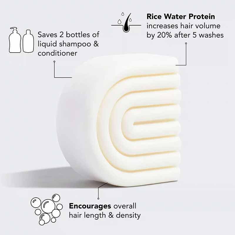 Rice Water Protein Strengthening Conditioner Bar, by Kitsch, image #3