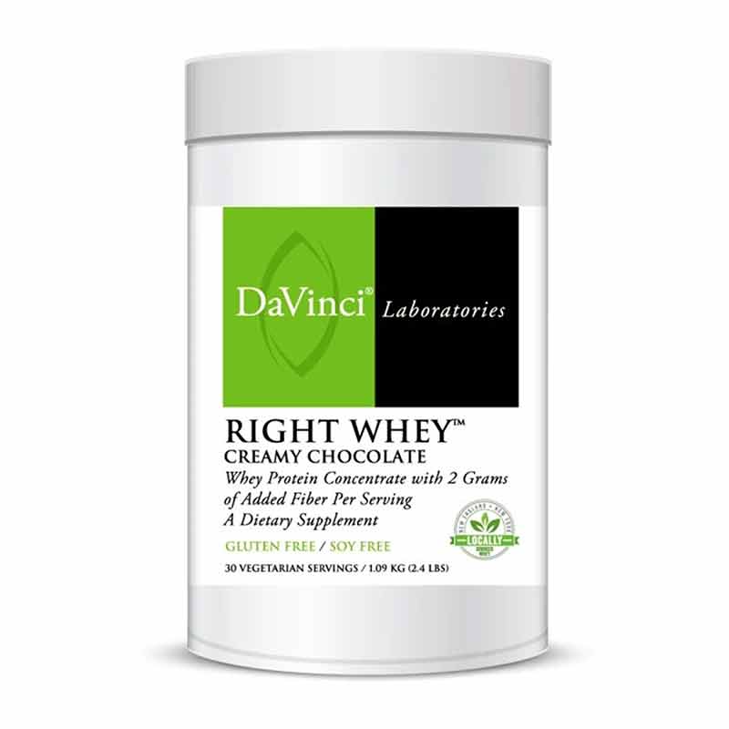 Right Whey Protein, Creamy Chocolate, by DaVinci Labs
