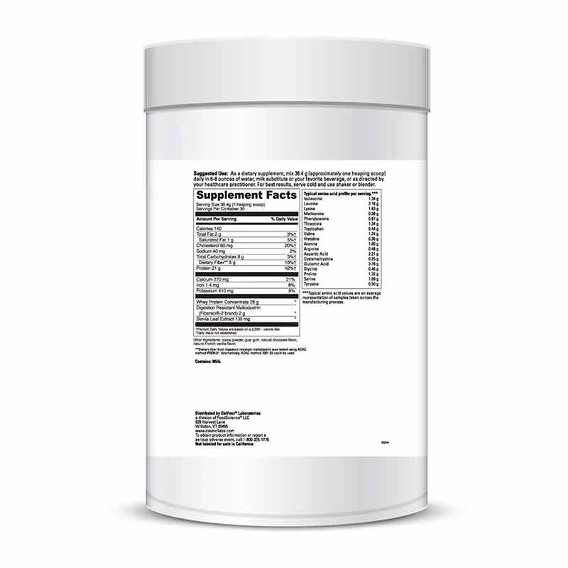 Right Whey Protein, Creamy Chocolate, by DaVinci Labs, image #2
