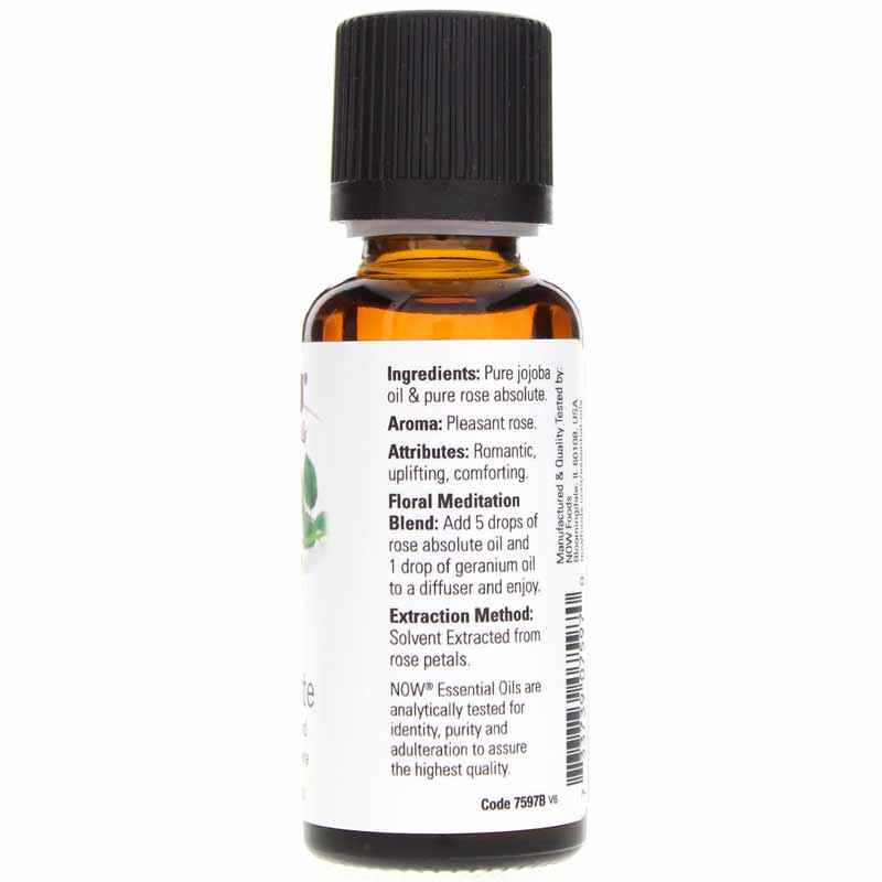 Rose Absolute 5% Essential Oil Blend, by NOW Foods, image #2