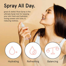 Rose Hydrating Facial Spray, 8.11 Oz, by Grace & Stella