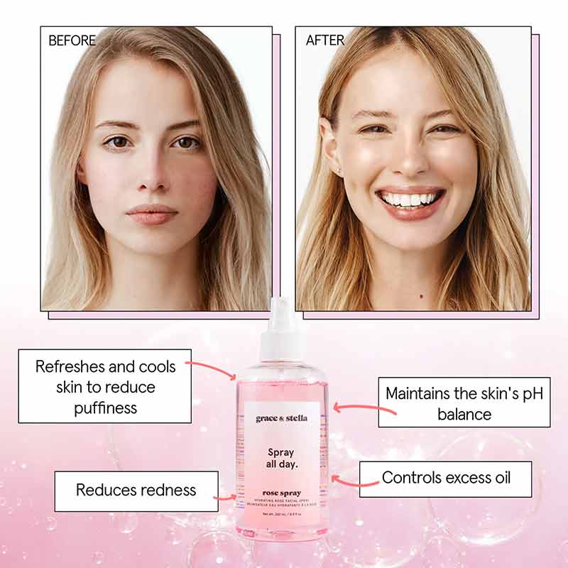 Rose Hydrating Facial Spray, by Grace & Stella, image #4