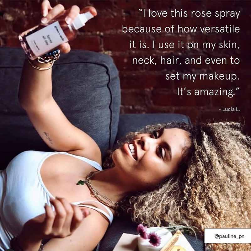 Rose Hydrating Facial Spray, by Grace & Stella, image #7