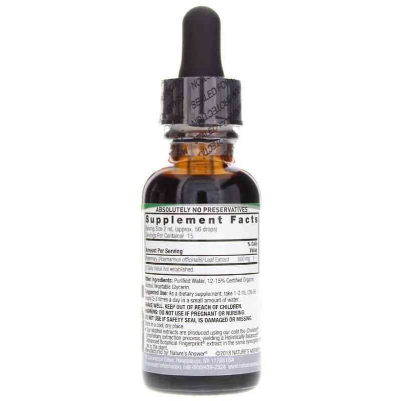 Rosemary Extract, 1 Oz, by Natures Answer, image #2