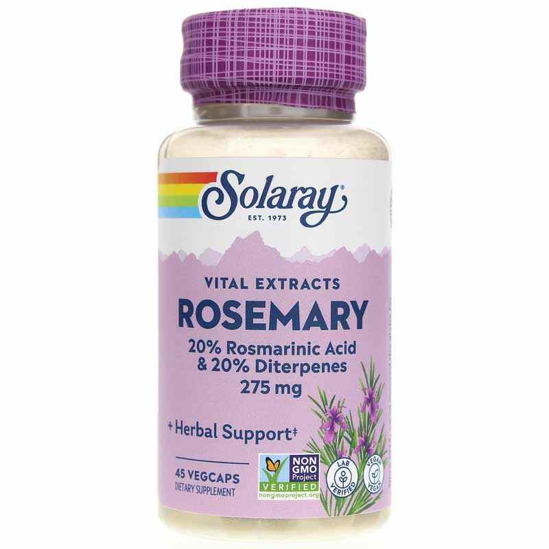 Rosemary Leaf Extract 275 Mg, by Solaray